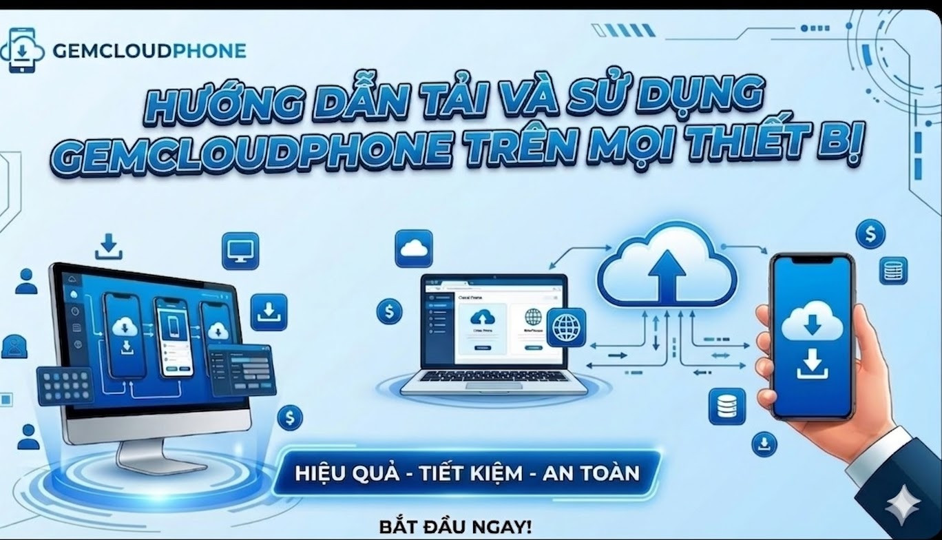 Hướng Dẫn Cách Download Và Sử Dụng Gemcloudphone Chi Tiết Nhất 2026